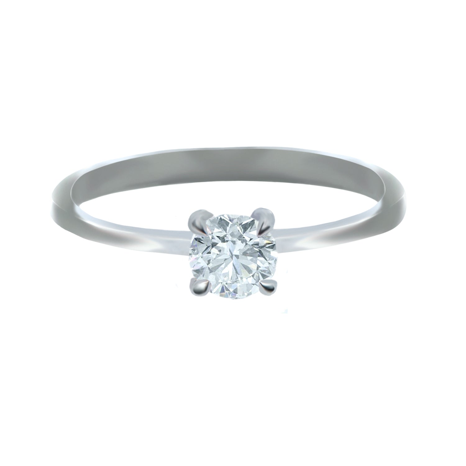 0.80CT, F, VVS2 Icon Engagement Ring