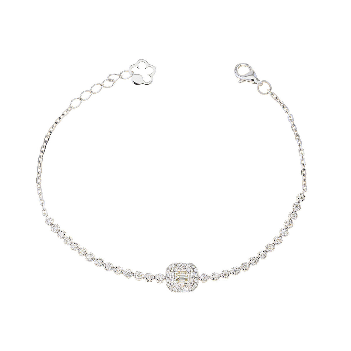 Tennis bracelet. Classic diamond Bracelet. Fine jewelry. Diamond Bracelet. Wedding gift. Gift for wife. Anatol jewelry. Golden Hall. Kifissia. Athens. Gold and diamond bracelet.