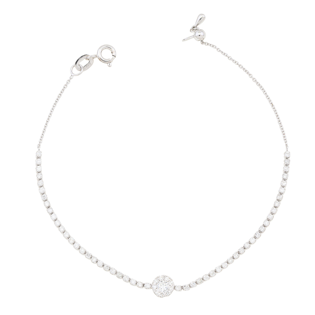 Multi diamond Tennis Bracelet