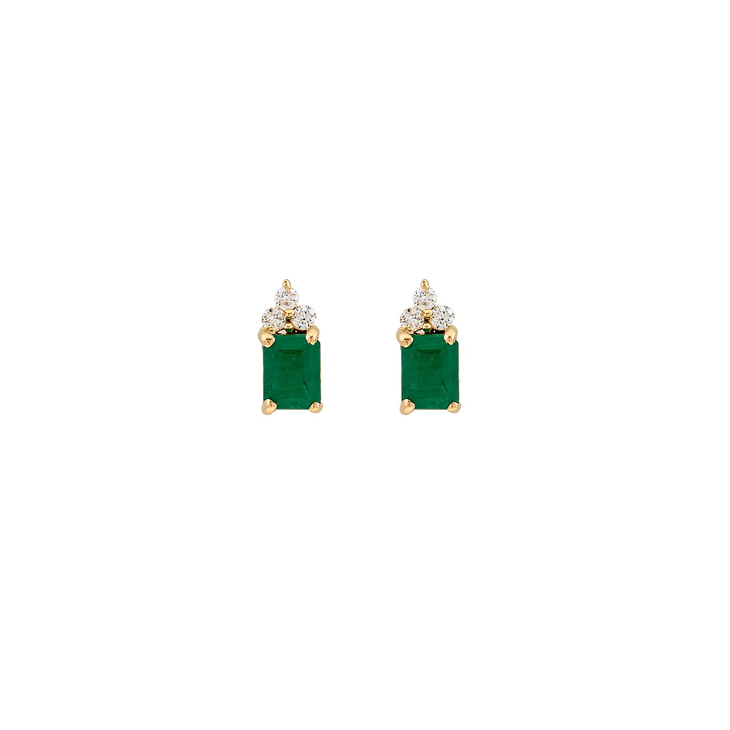 Emerald Earring. Diamond and emerald Earring. Diamond Earring. Anatol jewelry. Fine jewelry. Golden Hall. Kifissia. Vivid green emerald. Σκουλαρίκι με σμαράγδι. Σκουλαρίκι με διαμάντια και σμαράγδι. Σκουλαρίκι με μπριγιάν. Σκουλαρίκι με πράσινη πέτρα. Χρυσά κοσμήματα. Κοσμήματα Κηφισιά. Σκουλαρίκι καρφωτό.