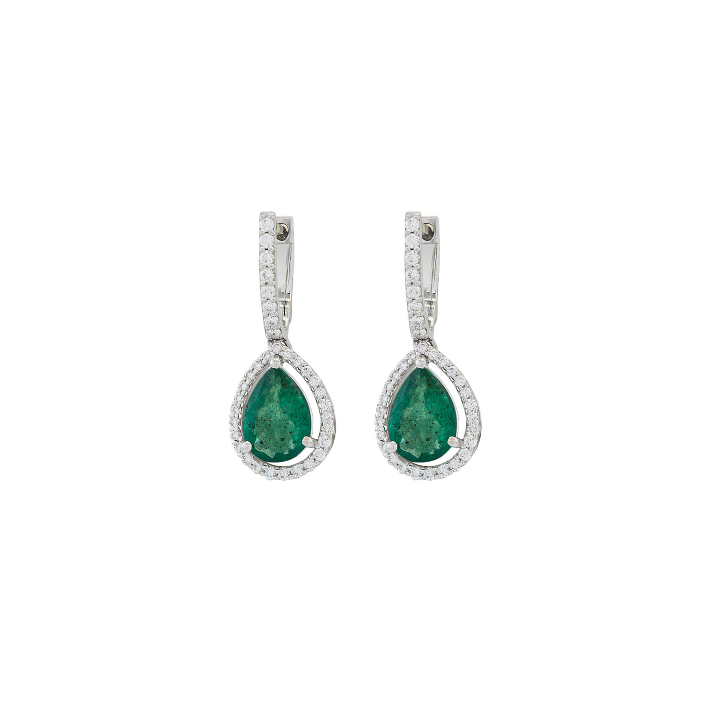 Emerald Earring. Gold and diamond earrings. Anatol. Evan Anatol. Golden Hall. Stud earring.