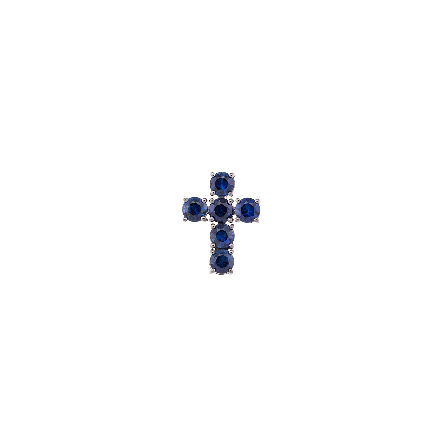Diamond Cross. Gold and diamond cross. Cross for christening. Cross for baptism. Fine jewellery. Anatol jewellery. Χρυσά κοσμήματα. Κοσμήματα Κηφισιά. Σταυρός χρυσός. Σταυρός με διαμάντια. Βαφτιστικός σταυρός. Σταυρός για βάφτιση. Σταυρός με μπριγιάν. Blue Sapphire cross. Σταυρος με μπλε ζαφείρια.