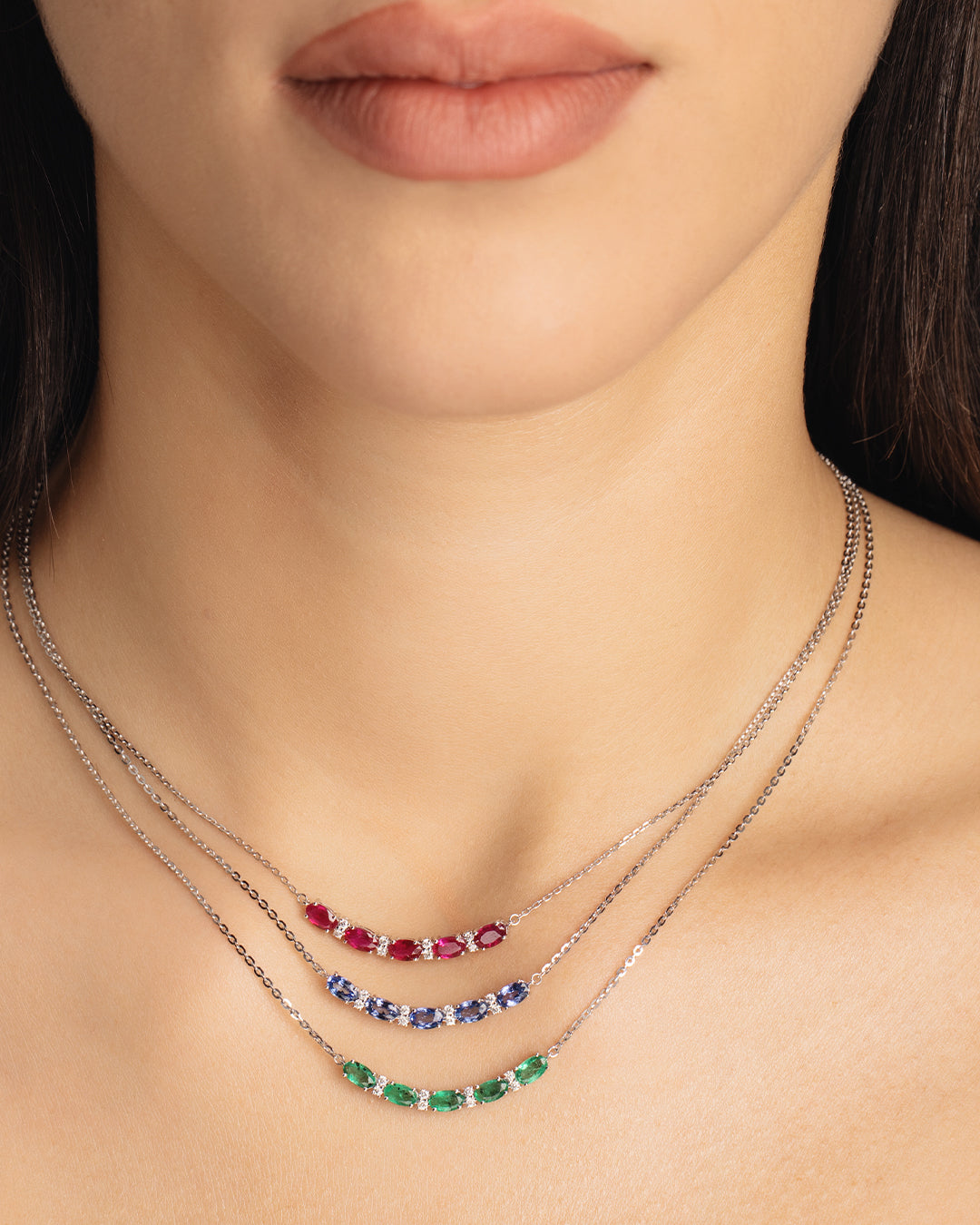 Ruby Diamond Necklace