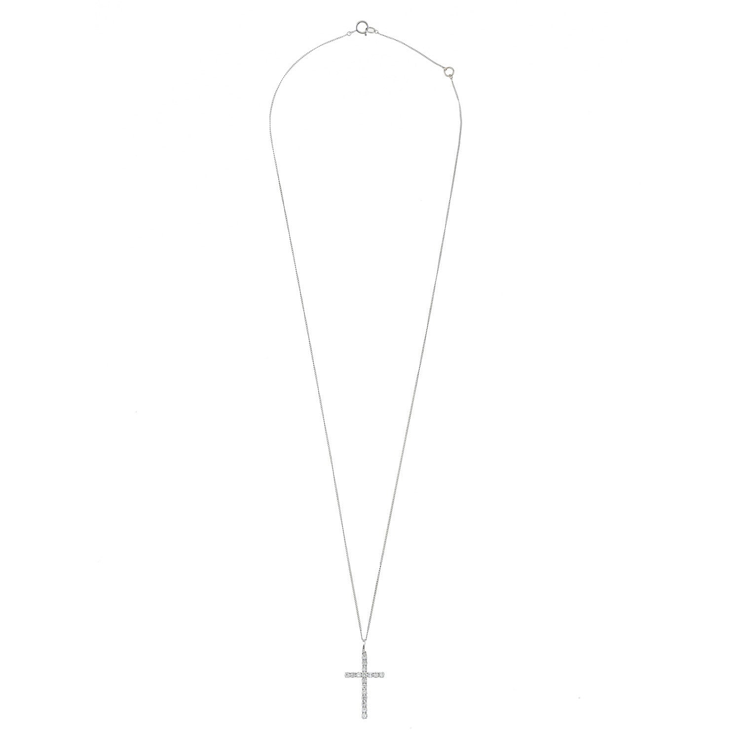 Diamond Cross. Gold and diamond cross. Cross for christening. Cross for baptism. Fine jewellery. Anatol jewellery. Χρυσά κοσμήματα. Κοσμήματα Κηφισιά. Σταυρός χρυσός. Σταυρός με διαμάντια. Βαφτιστικός σταυρός. Σταυρός για βάφτιση. Σταυρός με μπριγιάν.