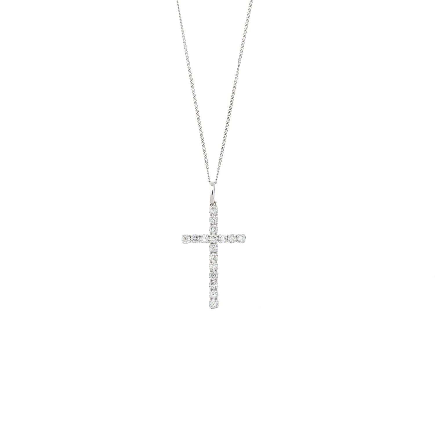Diamond Cross. Gold and diamond cross. Cross for christening. Cross for baptism. Fine jewellery. Anatol jewellery. Χρυσά κοσμήματα. Κοσμήματα Κηφισιά. Σταυρός χρυσός. Σταυρός με διαμάντια. Βαφτιστικός σταυρός. Σταυρός για βάφτιση. Σταυρός με μπριγιάν.