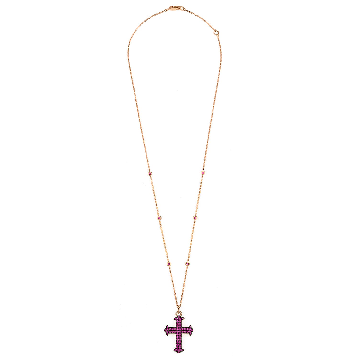 Diamond Cross. Gold and diamond cross. Cross for christening. Cross for baptism. Fine jewellery. Anatol jewellery. Χρυσά κοσμήματα. Κοσμήματα Κηφισιά. Σταυρός χρυσός. Σταυρός με διαμάντια. Βαφτιστικός σταυρός. Σταυρός για βάφτιση. Σταυρός με μπριγιάν. Ruby cross necklace.