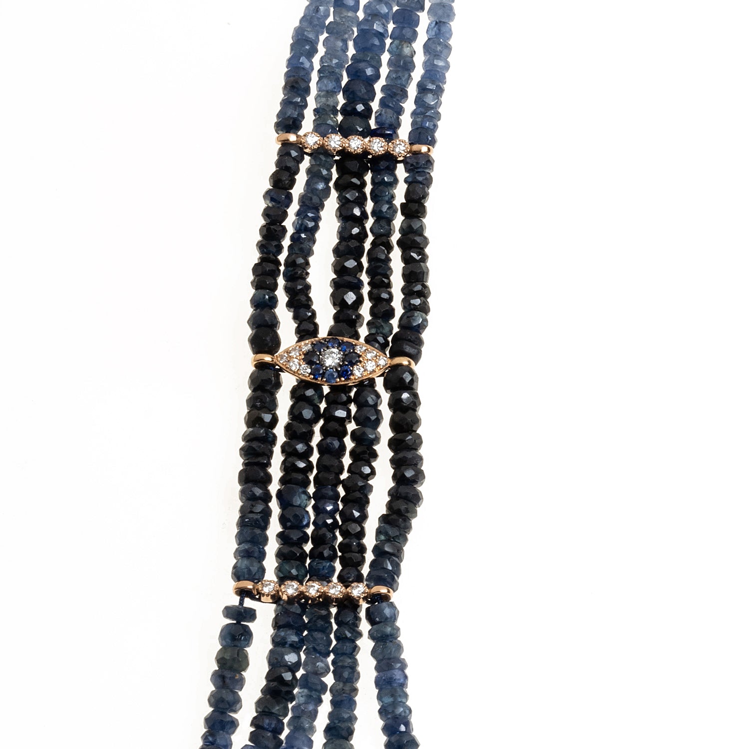 Evil Eye Necklace. Diamond Necklace. Blue Sapphires. Tear drop necklace. 18K Gold. Rose Gold, White Gold, Yellow Gold. Fine Jewelry. Gift. Κολιέ μάτι. Κολιέ για δώρο μάτι. Χρυσό κολιέ. Κολιέ με διαμάντια. Κολιέ με ζαφείρια. Μάτι φυλαχτό. Μάτι με διαμάντια. Στρογγυλό μάτι κολιέ.