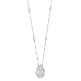 Pear Diamond Necklace
