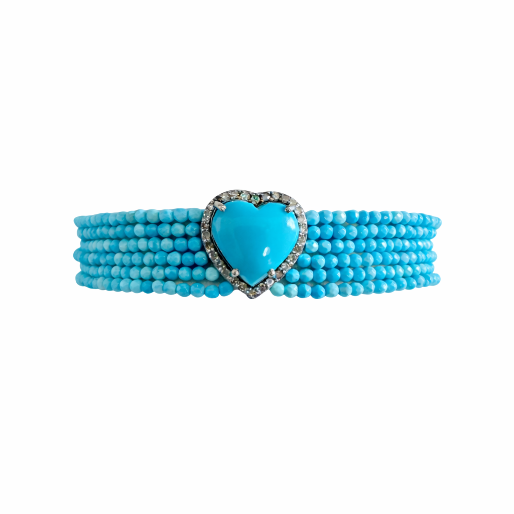 Turquoise Heart Bracelet