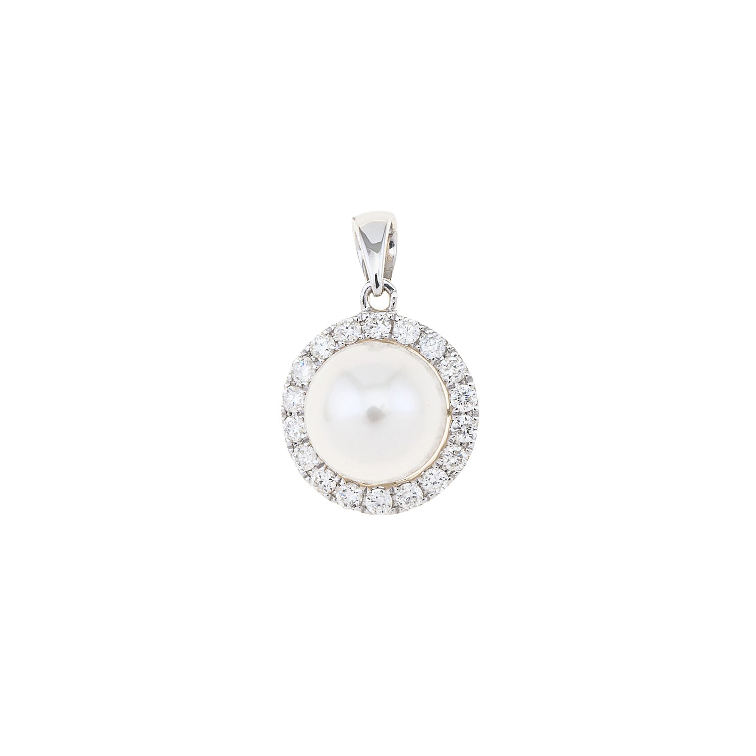 Button Pearl Pendant