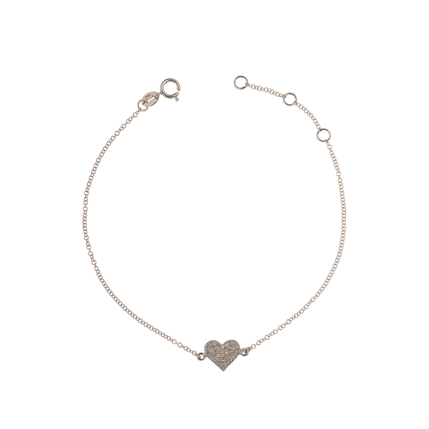 Heart Chain Bracelet - Anatol Jewelry