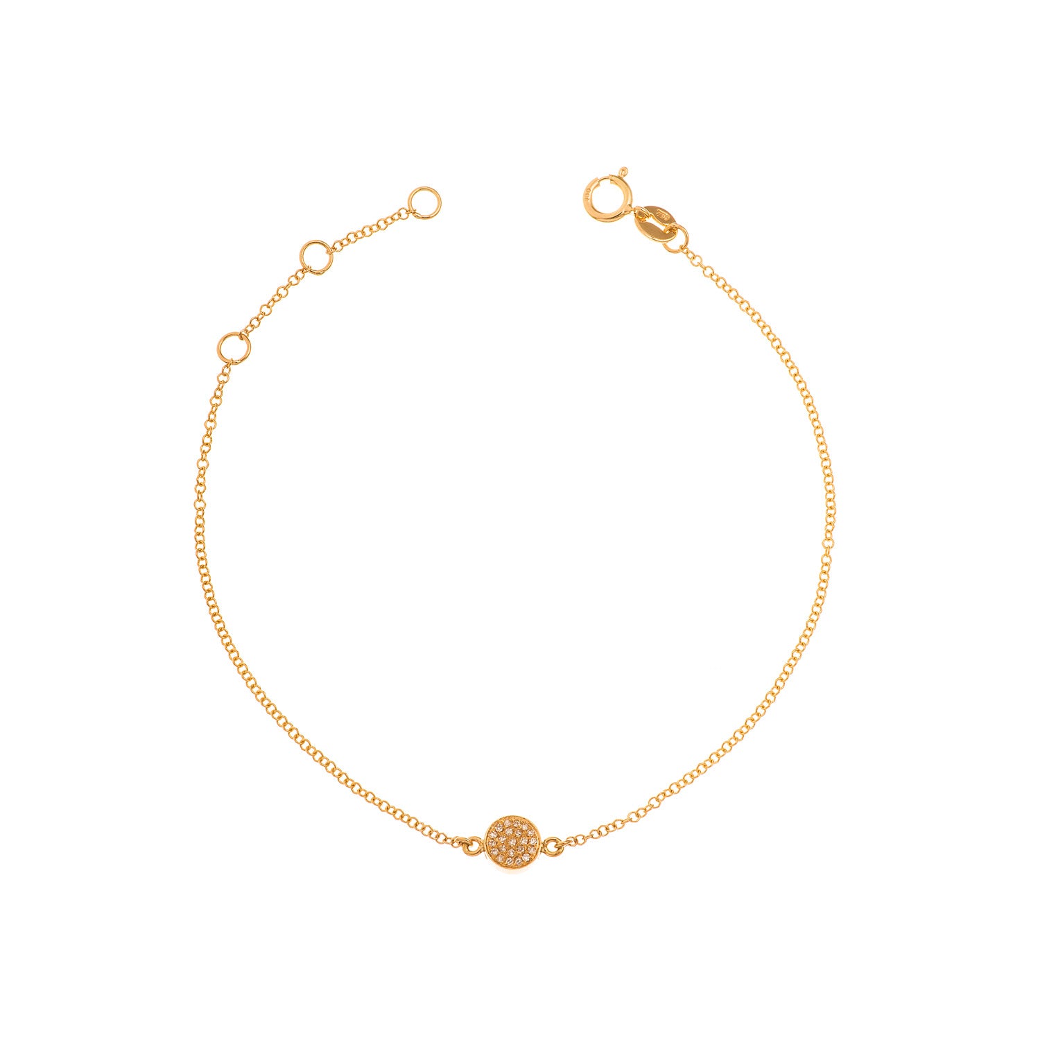 Diamond Circle Bracelet - Anatol Jewelry