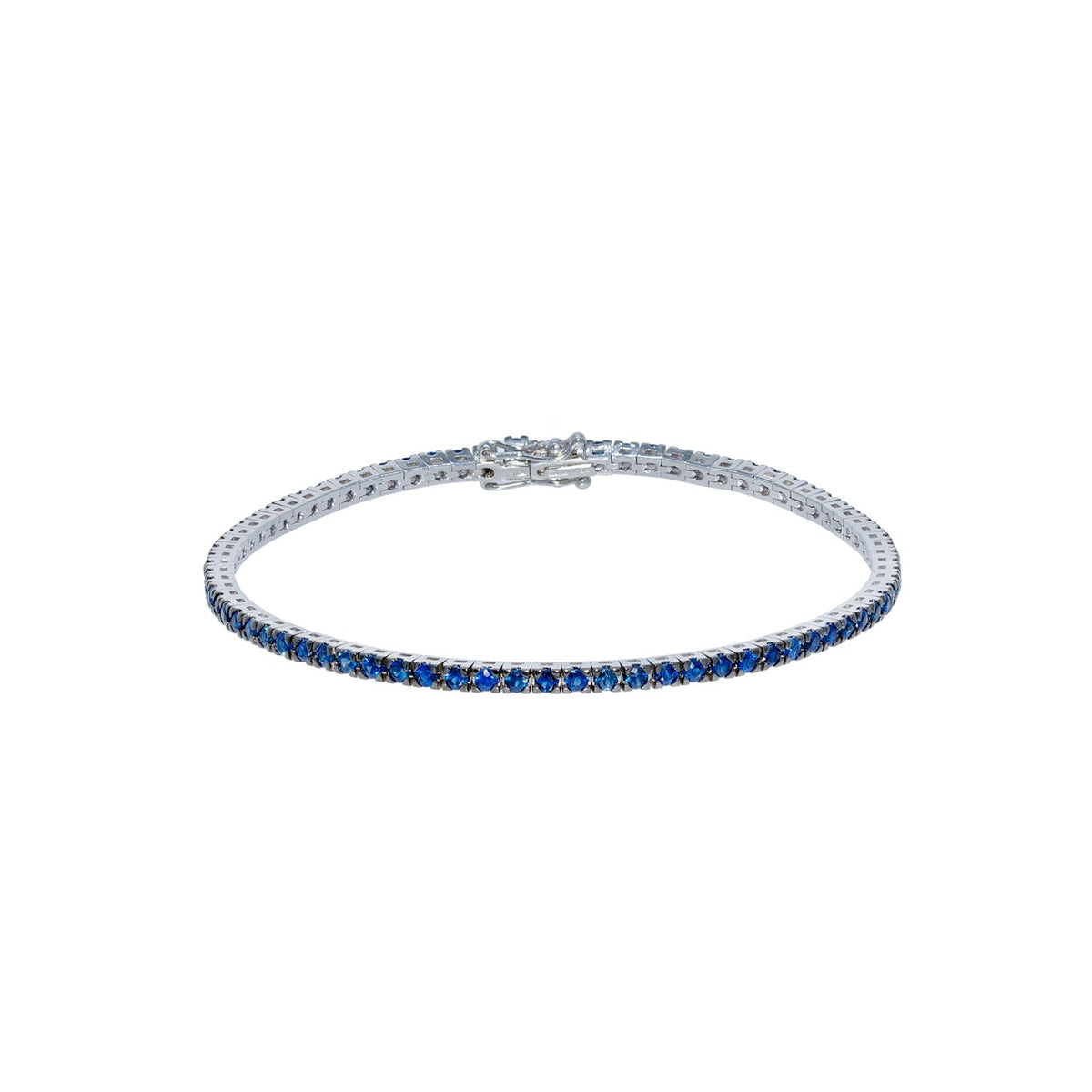 Tennis bracelet. Classic sapphire Bracelet. Fine jewelry. Diamond Bracelet. Wedding gift. Gift for wife. Anatol jewelry. Golden Hall. Kifissia. Athens. Gold and diamond bracelet. Κοσμήματα Κηφισιά. Χρυσά κοσμήματα. Βραχιόλι χρυσό με διαμάντια. Βραχιόλι Ριβιέρα. Ριβιέρα χεριού.