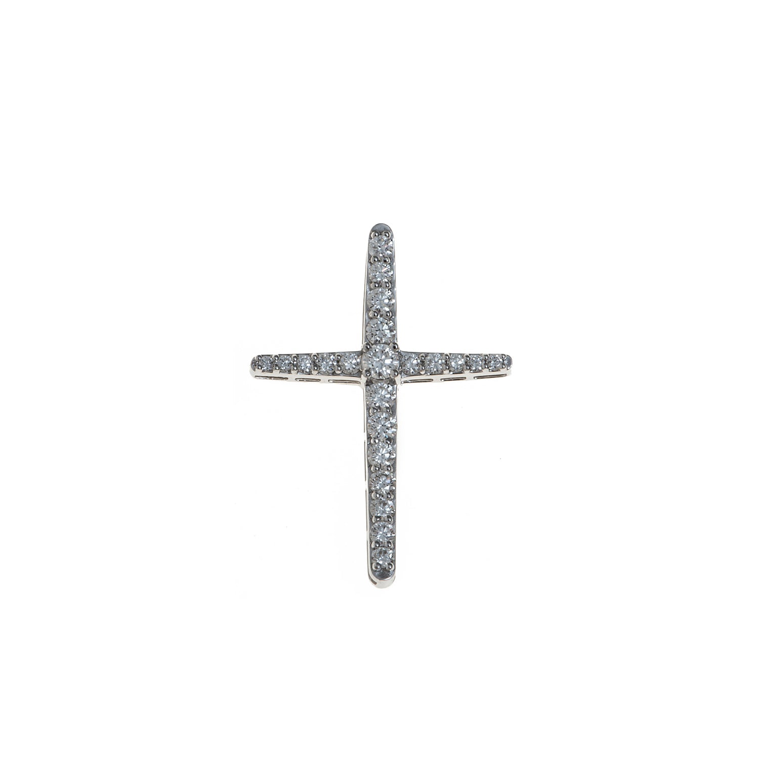 Diamond Cross. Gold and diamond cross. Cross for christening. Cross for baptism. Fine jewellery. Anatol jewellery. Χρυσά κοσμήματα. Κοσμήματα Κηφισιά. Σταυρός χρυσός. Σταυρός με διαμάντια. Βαφτιστικός σταυρός. Σταυρός για βάφτιση. Σταυρός με μπριγιάν.