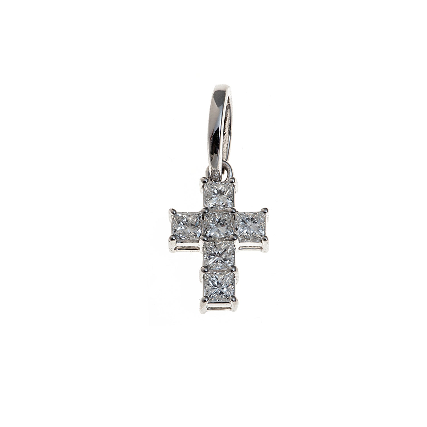 Diamond Cross. Gold and diamond cross. Cross for christening. Cross for baptism. Fine jewellery. Anatol jewellery. Χρυσά κοσμήματα. Κοσμήματα Κηφισιά. Σταυρός χρυσός. Σταυρός με διαμάντια. Βαφτιστικός σταυρός. Σταυρός για βάφτιση. Σταυρός με μπριγιάν.