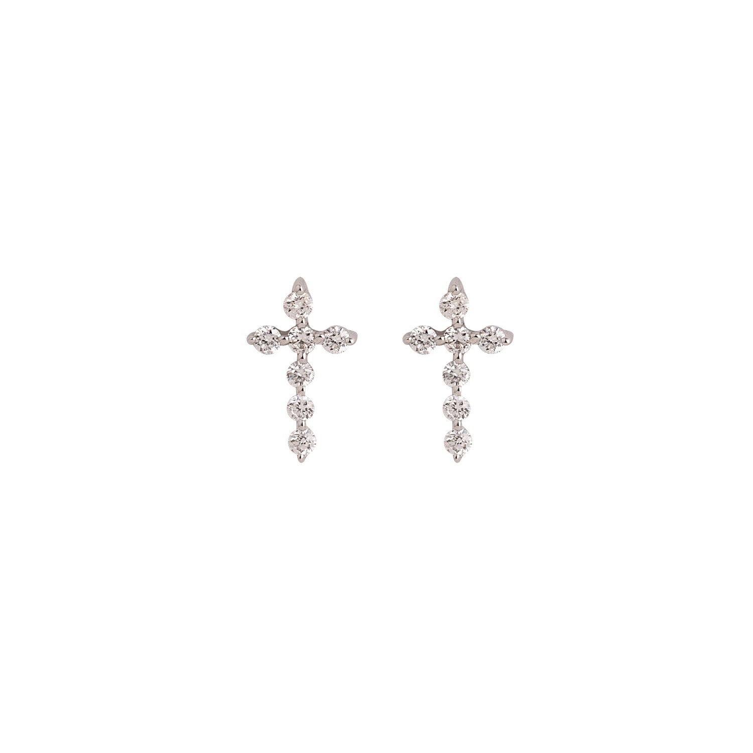 Diamond Cross Stud