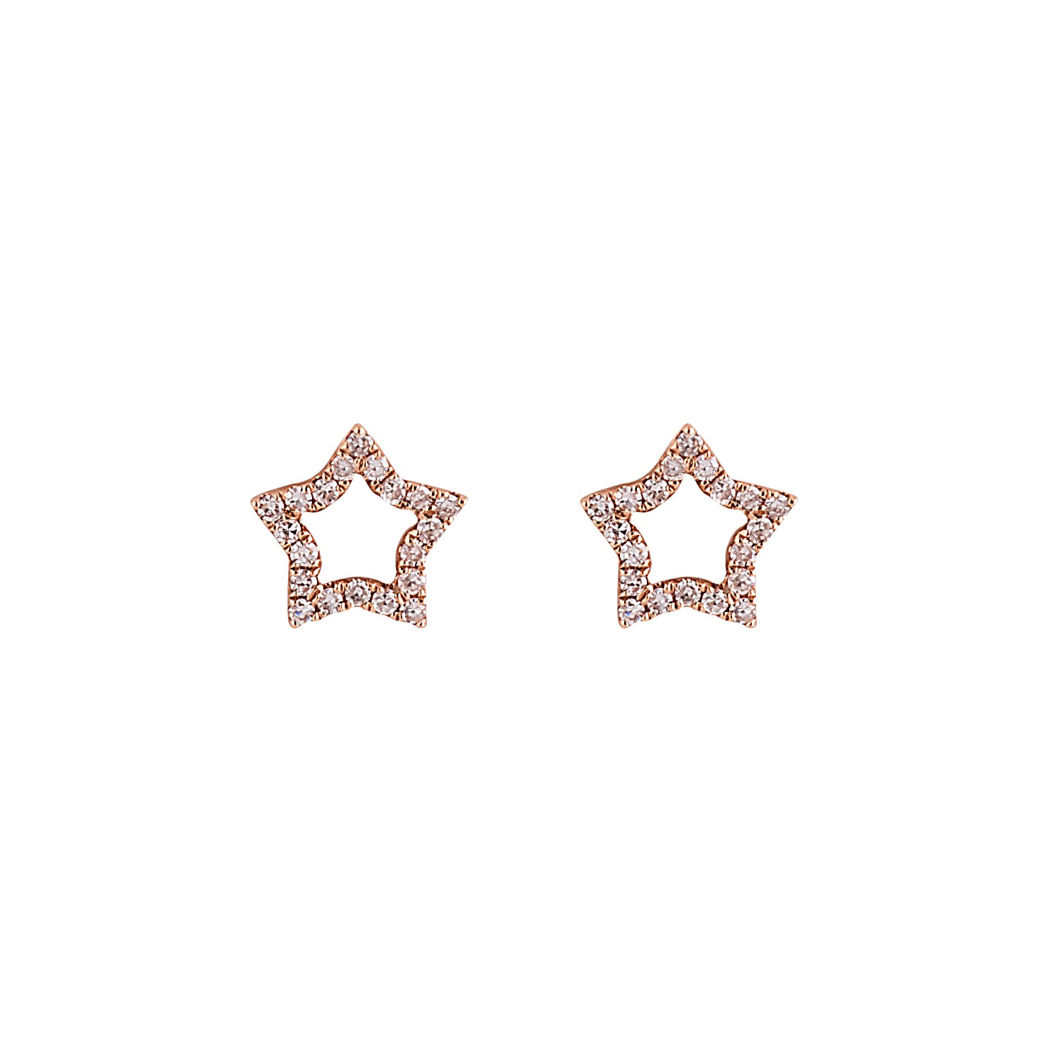 Diamond Star Earrings