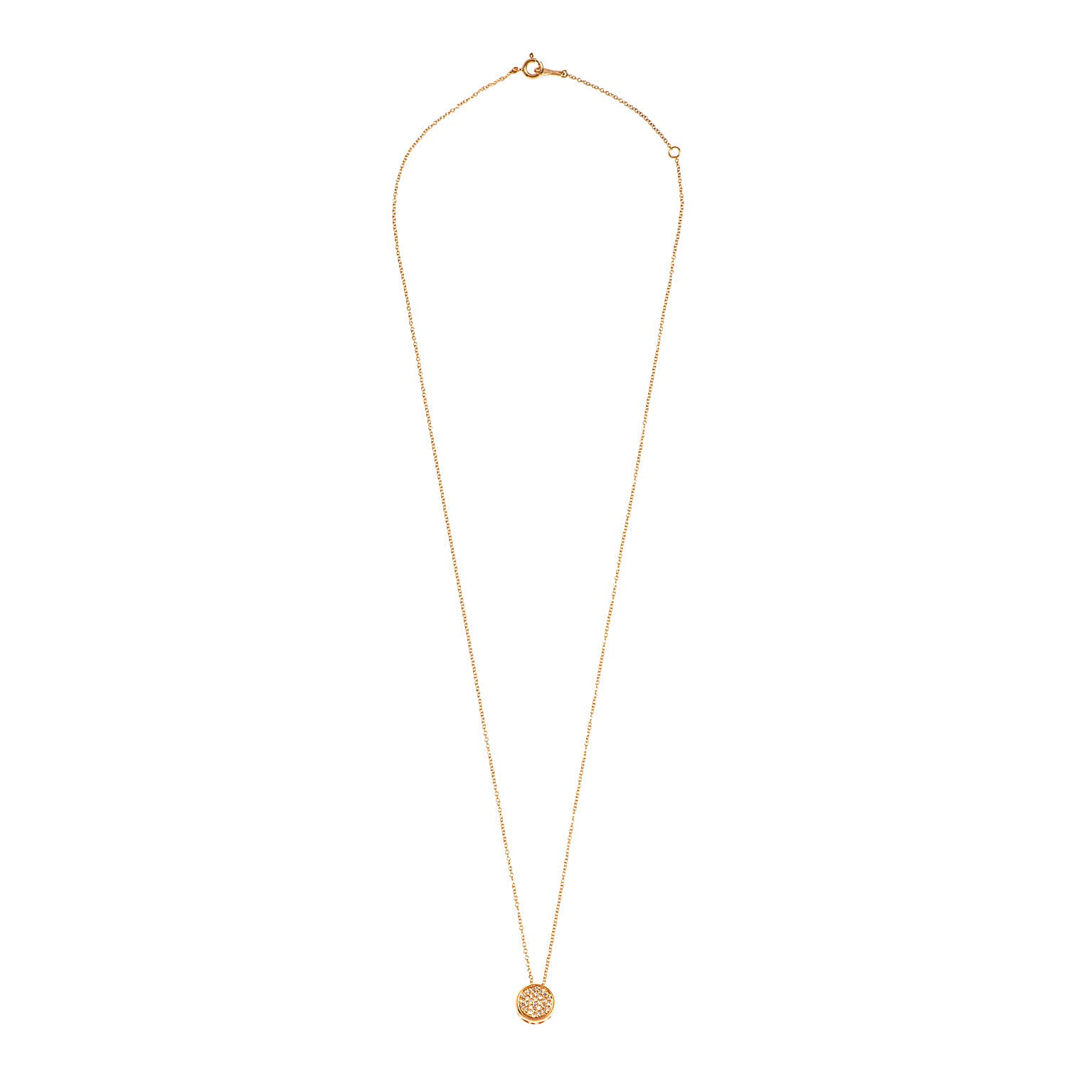 Diamond Circle Necklace