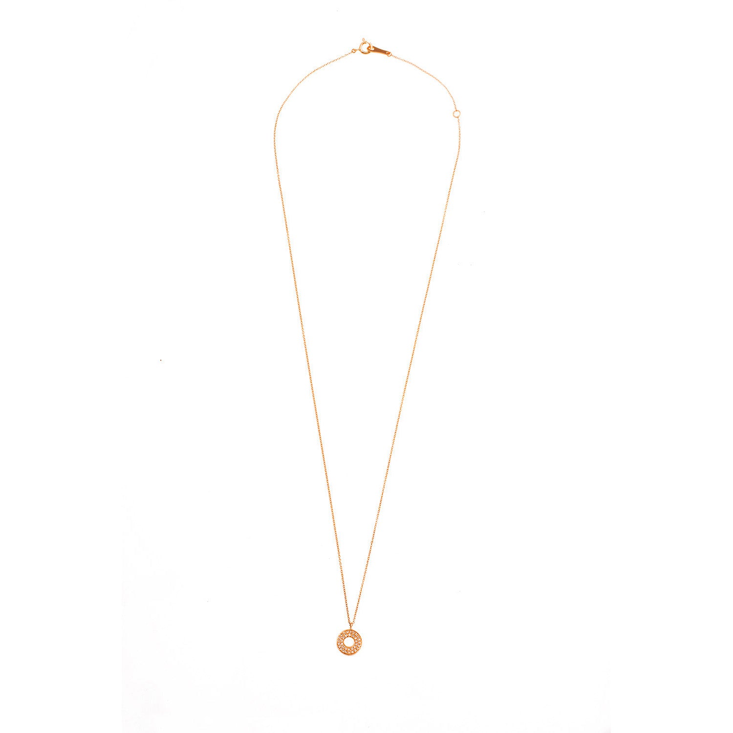 Diamond Circle Necklace