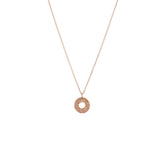 Diamond Circle Necklace