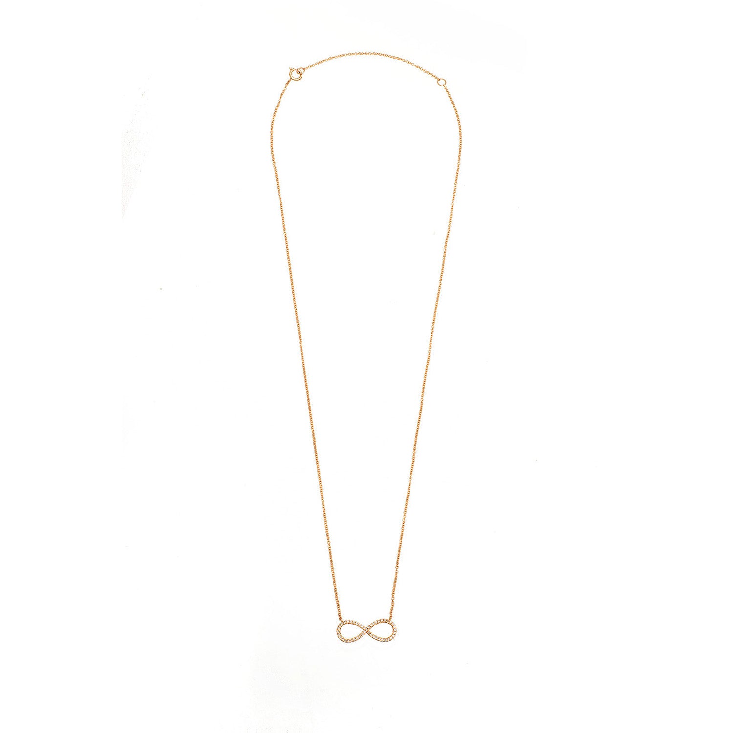 Diamond Infinity Necklace