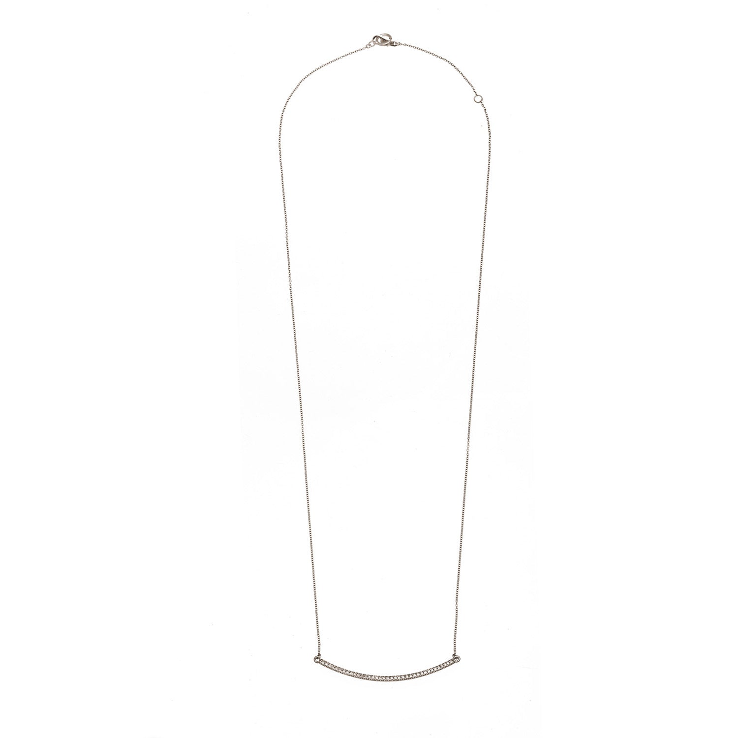 Diamond Bar Necklace