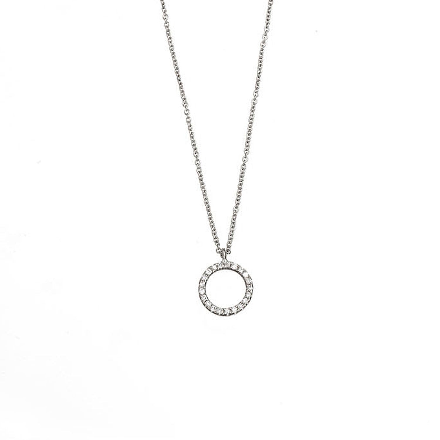 Diamond Circle Necklace