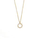 Diamond Circle Necklace