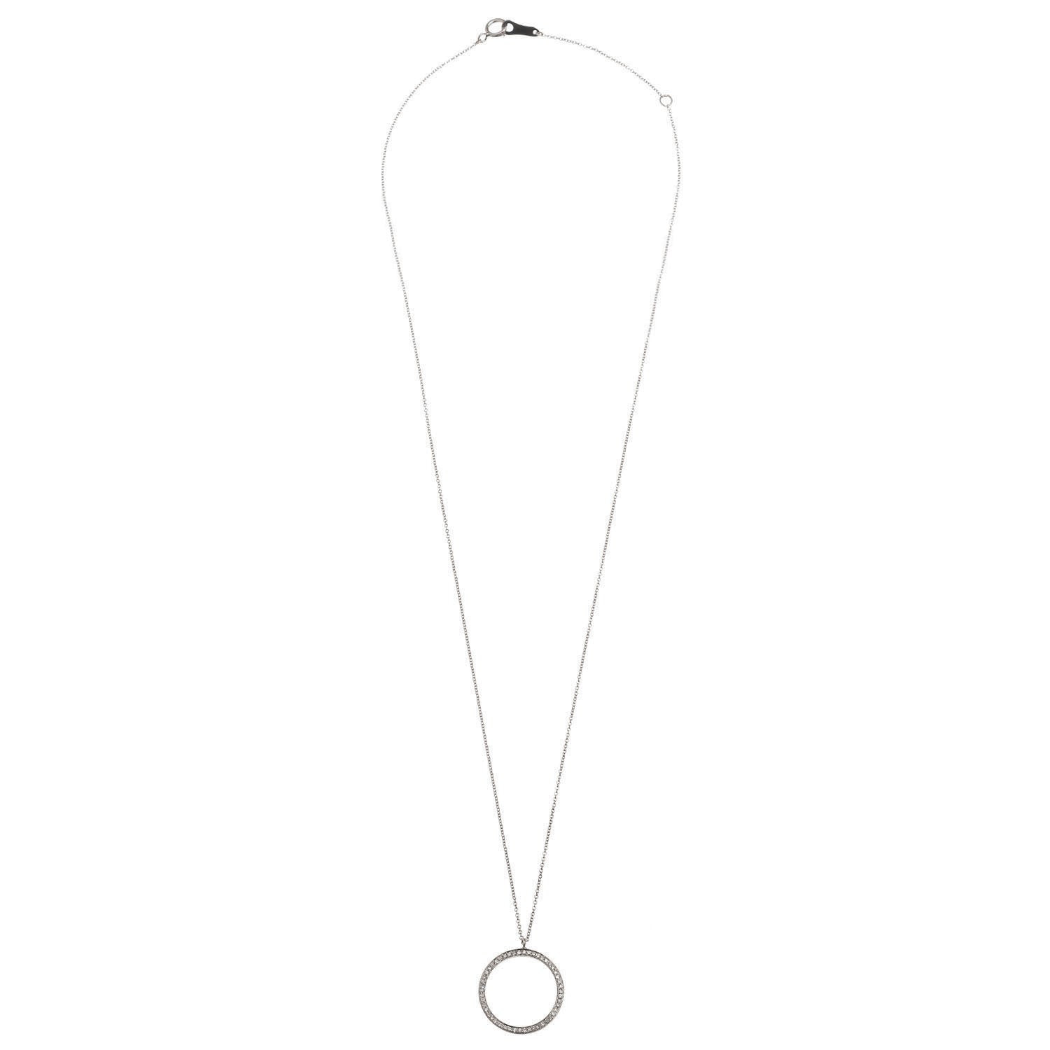 Diamond Circle Necklace