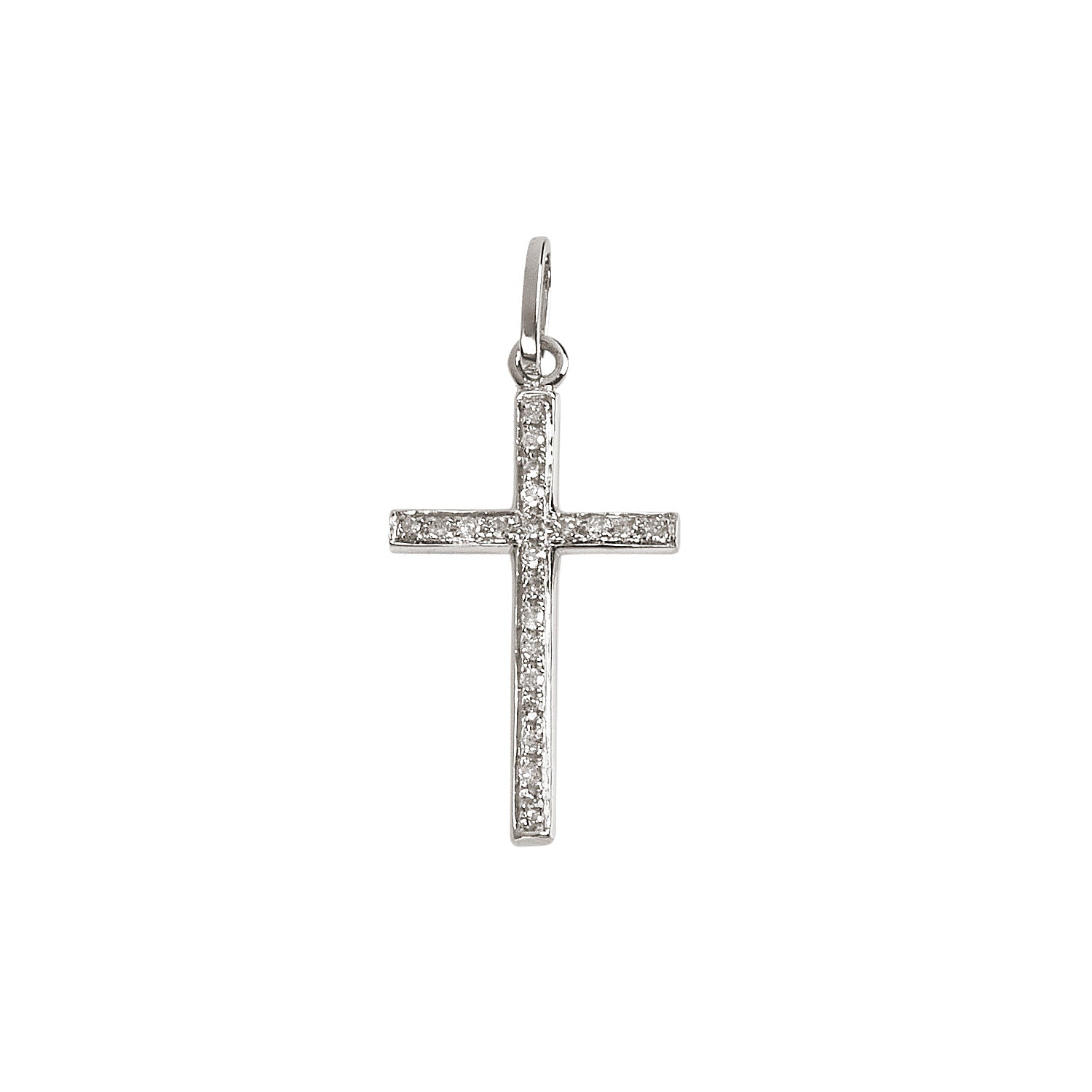 Diamond Cross. Cross for baby. Cross for christening. Cross for Baptism. Βαφτηστικός σταυρός. Σταυρός με μπριγιάν.