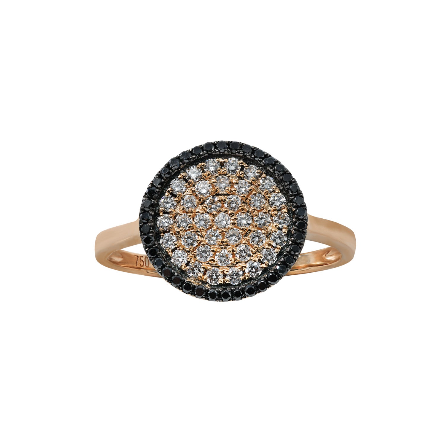 In and Out Chevalier Ring