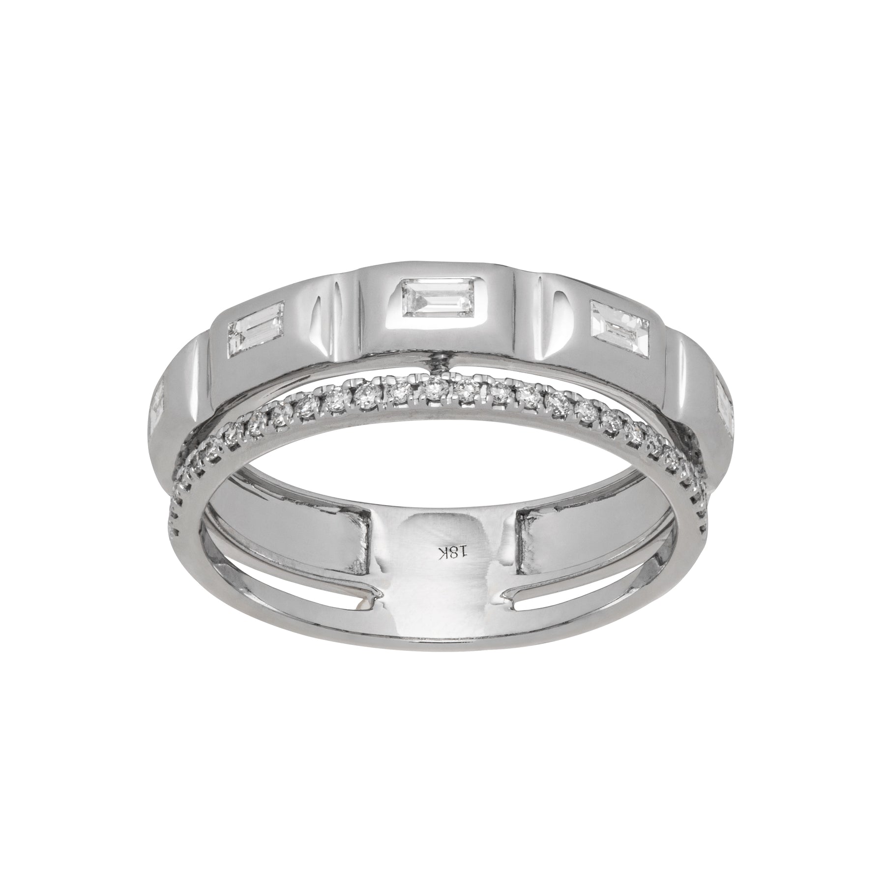 Gold and diamond ring. Eternity ring. Diamond wedding band. Diamond eternity ring. Anatol jewellery. Golden Hall. Fine jewellery. Χρυσά κοσμήματα. Κοσμήματα Κηφισιά. Βέρες γάμου. Διαμαντένια βέρα. Βέρα με διαμάντια. Δαχτυλίδι σειρέ με μπριγιάν. Σειρέ δαχτυλίδι με διαμάντια.