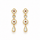 Floral Elegance Drop Earrings