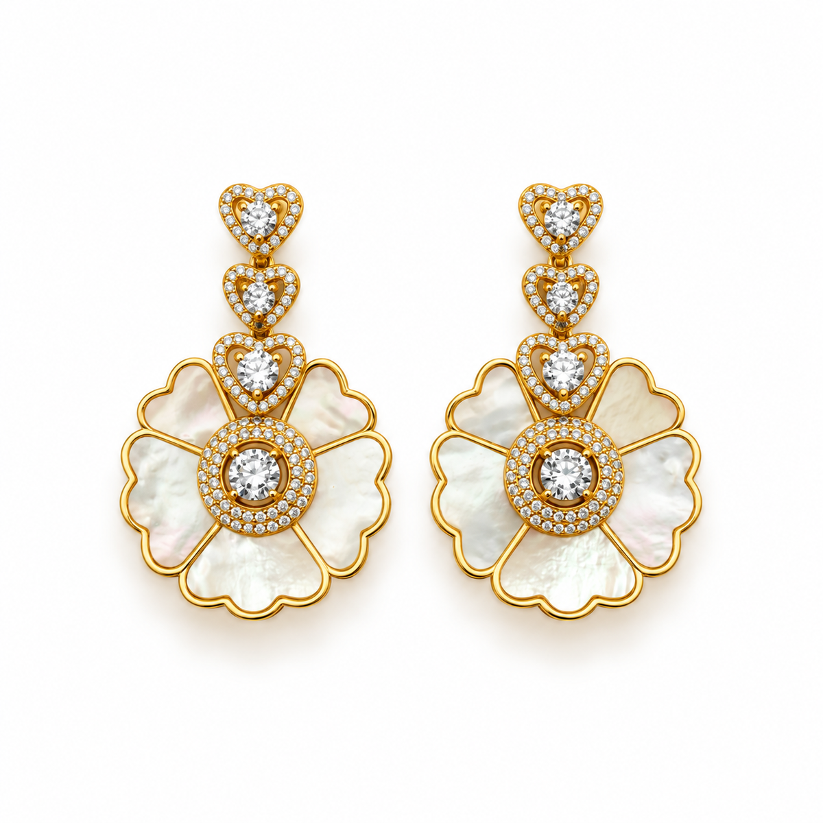 Romantic Bloom Chandelier Earrings