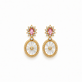 Rosalie Oval Drop Earrings