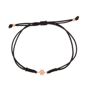 Cord bracelet. Diamond charm cord bracelet. Gold and diamond bracelet. Bracelet with charm and cord. Colourful cord bracelet. Anatol Jewellery. Χρυσά κοσμήματα. Βραχιόλι με κορδόνι. Χρυσό βραχιόλι με μπριγιάν. Κοσμήματα Κηφισιά.