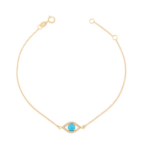 Turquoise Eye Bracelet