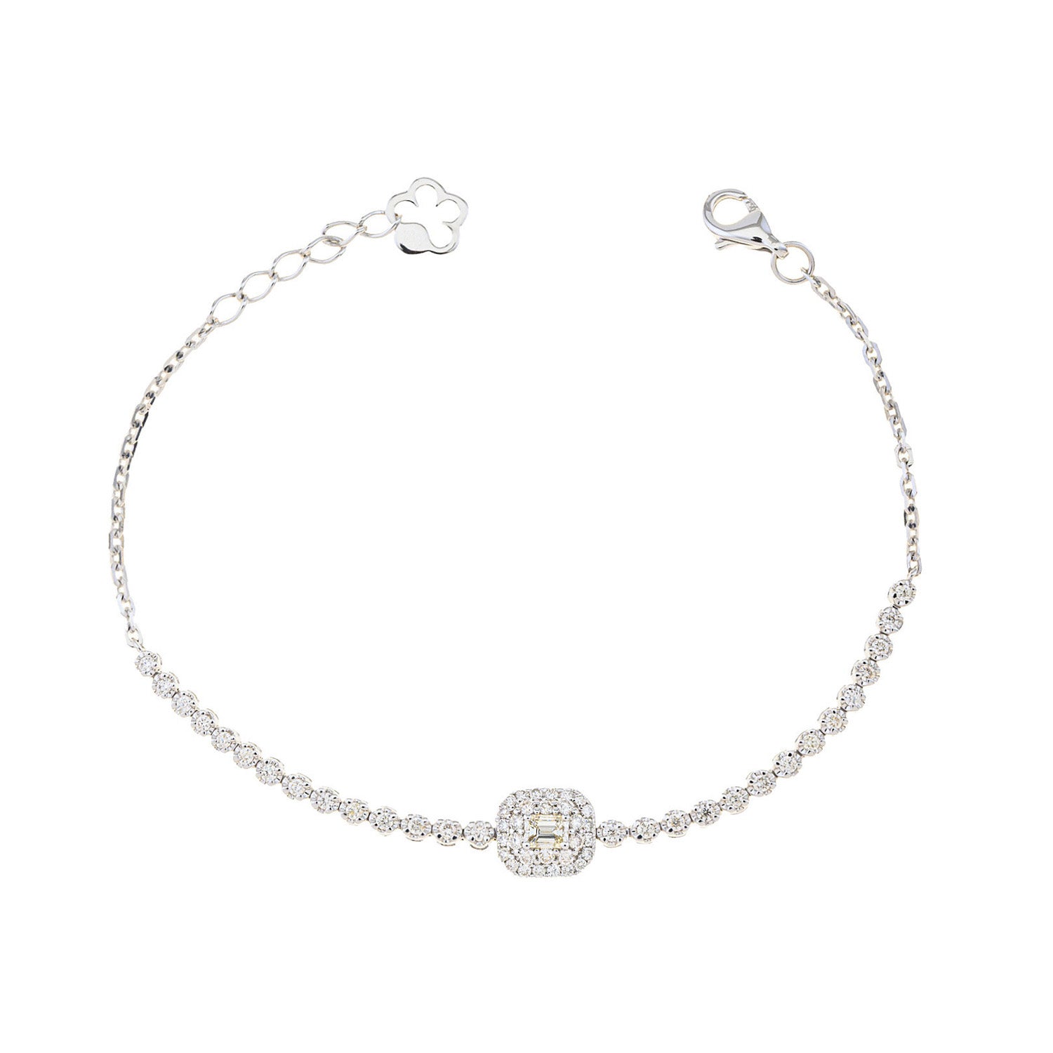 Tennis bracelet. Classic diamond Bracelet. Fine jewelry. Diamond Bracelet. Wedding gift. Gift for wife. Anatol jewelry. Golden Hall. Kifissia. Athens. Gold and diamond bracelet. 