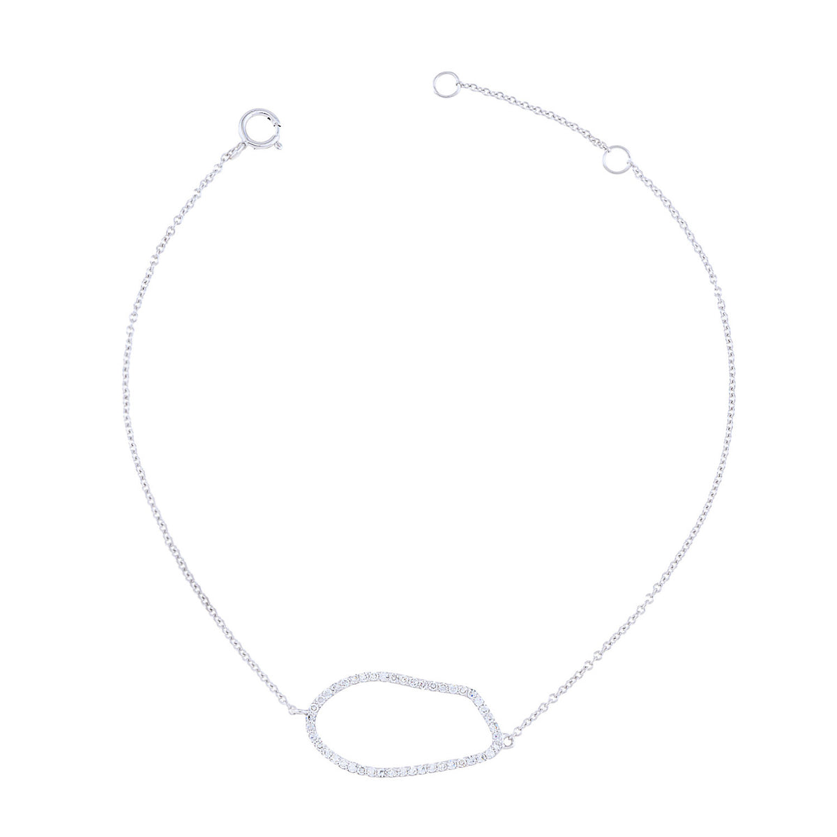 Single Cloud Diamond Bracelet