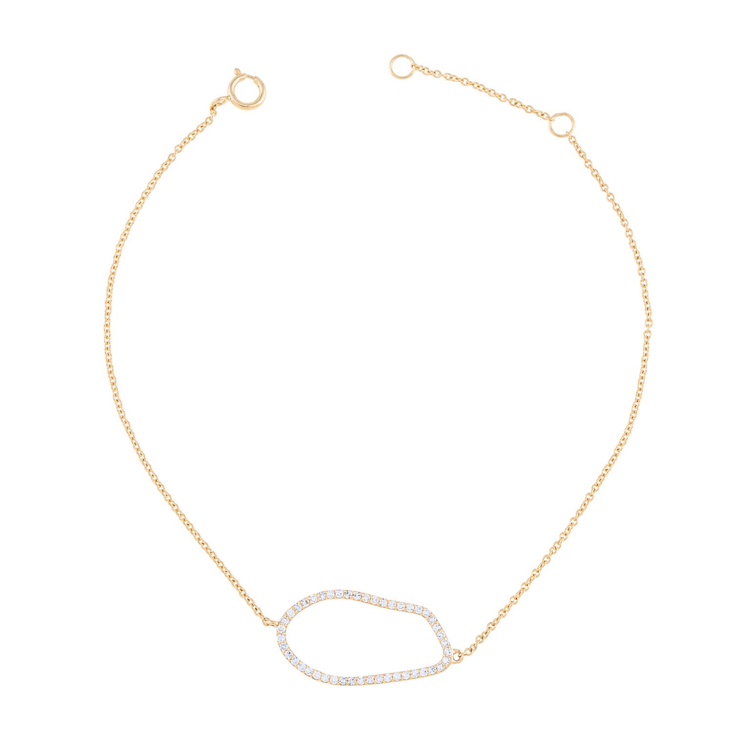 Single Cloud Diamond Bracelet