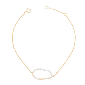 Single Cloud Diamond Bracelet