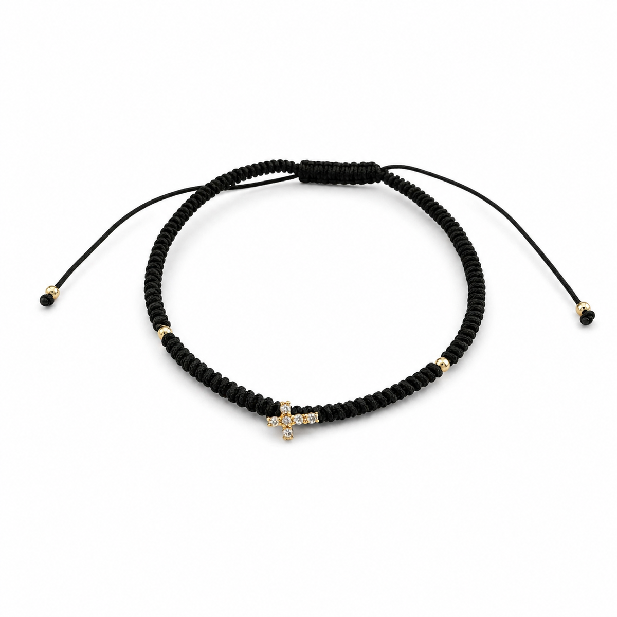 Cross on Thread Bracelet