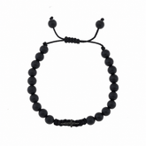 Cross on Onyx Bracelet