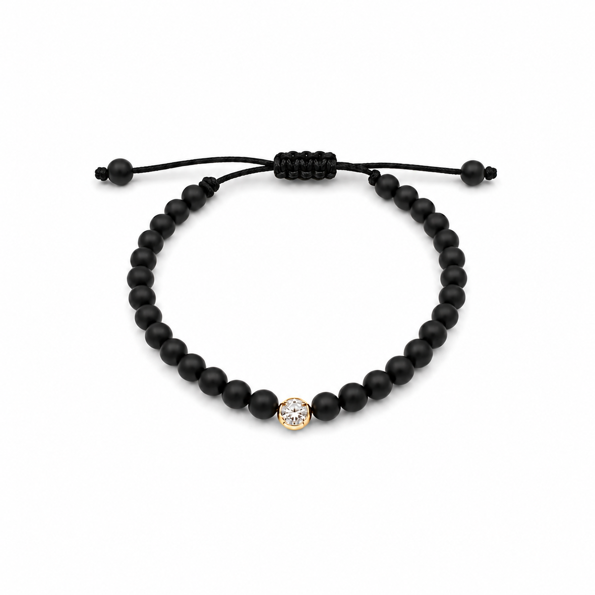 Diamond in Onyx Bracelet