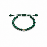 Diamond in Malachite Bracelet