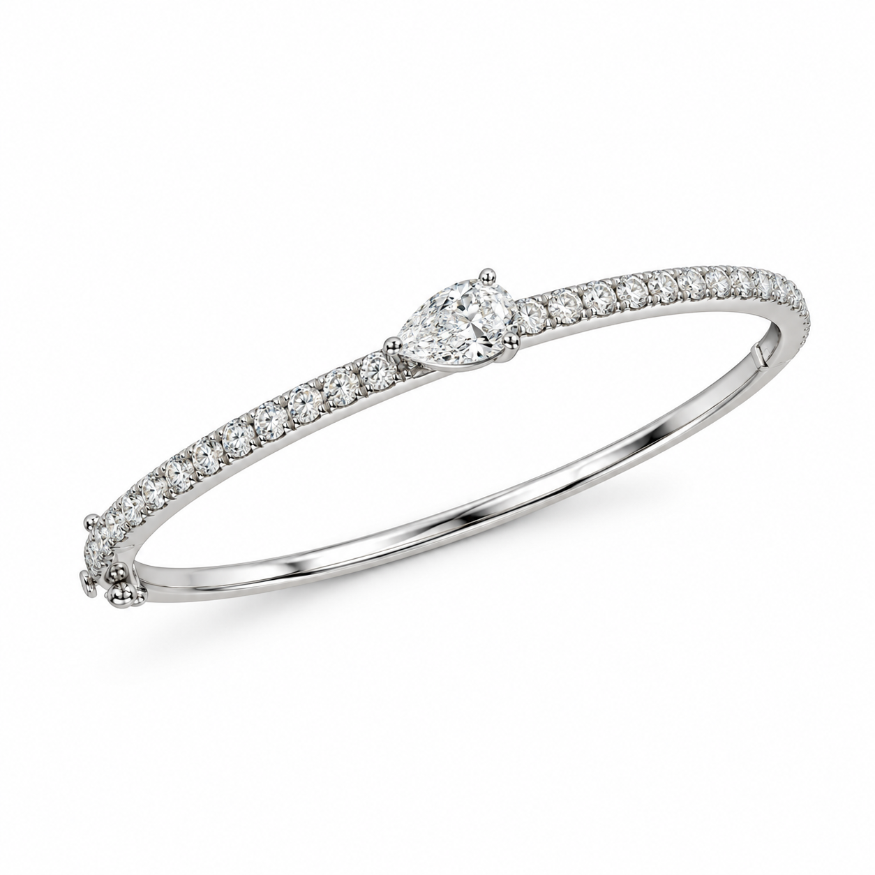 Elegant Diamond Bangle Bracelet