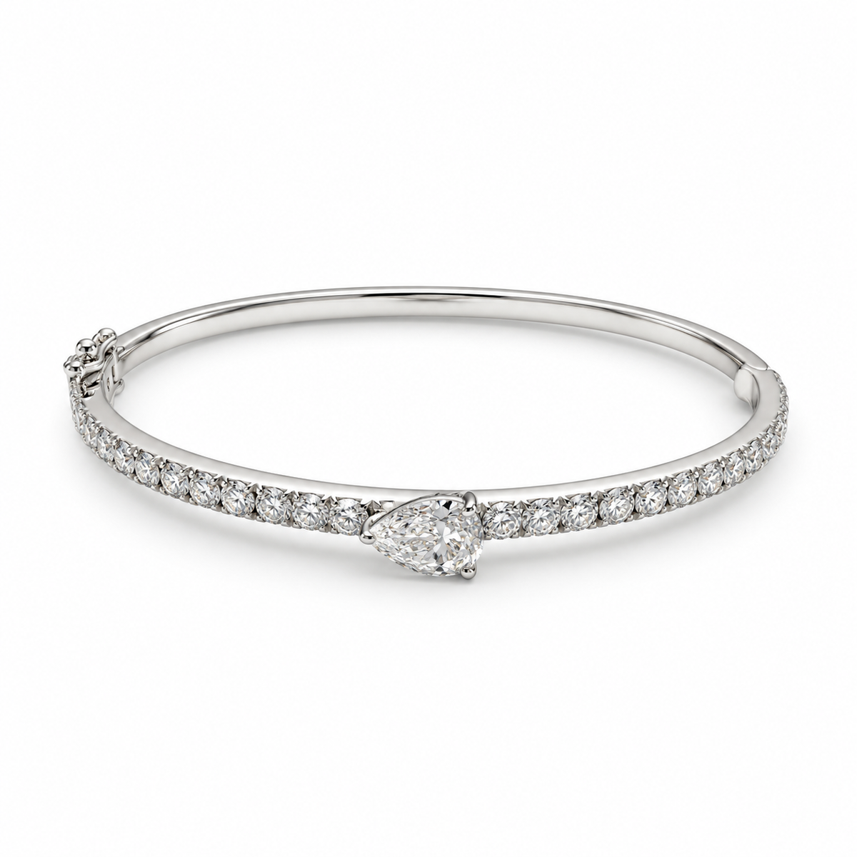 Elegant Diamond Bangle Bracelet