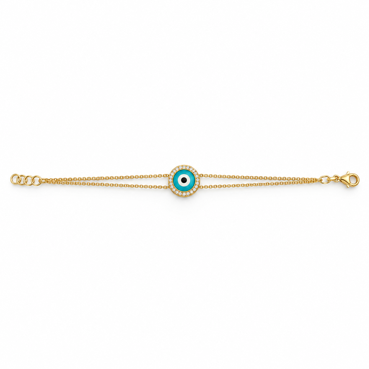 Evil-Eye Diamond Bracelet
