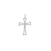 Diamond Cross. Gold and diamond cross. Cross for christening. Cross for baptism. Fine jewellery. Anatol jewellery. Χρυσά κοσμήματα. Κοσμήματα Κηφισιά. Σταυρός χρυσός. Σταυρός με διαμάντια. Βαφτιστικός σταυρός. Σταυρός για βάφτιση.  Σταυρός με μπριγιάν. 