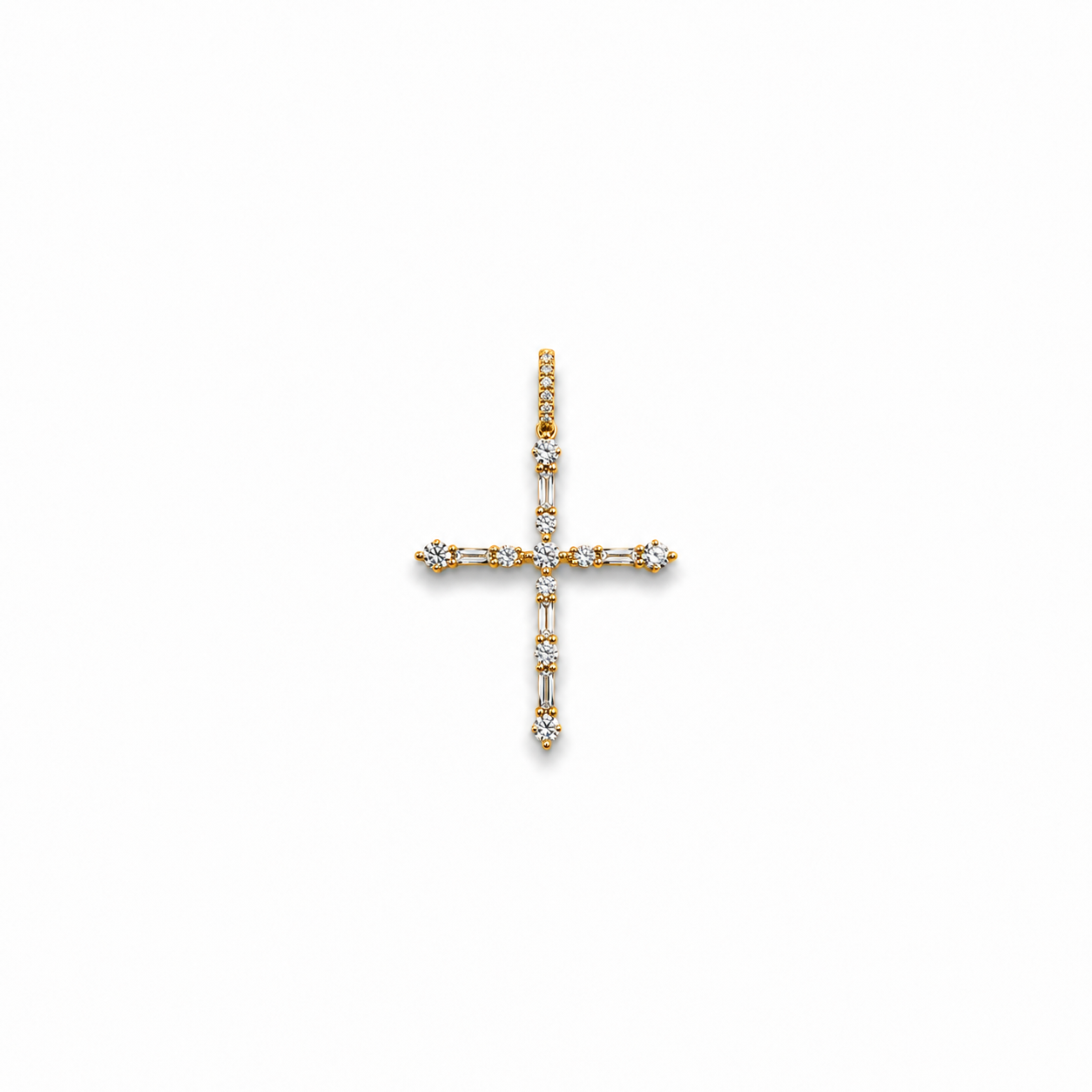 Elegant Diamond Cross